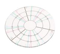 Gogogmee Strumento Divisore per Ceramica in Acrilico Disco Decorativo per Argilla e Porcellana Kit per Divisione Precisa Attrezzo Versatile per Modellare e Decorare Argilla per Vasai e