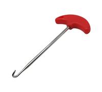 Gogogmee Strumento Professionale, Rosso in Acciaio Inossidabile per Stringere Lacci Scarpe Impugnatura Curva e Design a Leva per Ridurre Affaticamento Manuale