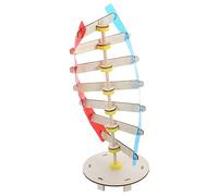 Gogogmee Struttura a Doppia Spirale del DNA in Plastica Giocattolo Scientifico Educativo per Aiuto Didattico in Biologia e Genetica Umana Resistente e Dettagliato per Scuola e Studio