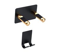 Gogogmee Supporto Asciugacapelli Da Parete Senza Foratura Organizzatore Compatto Per Bagno Con Design Elegante in Ferro Adatto Alla Maggior Parte Dei Phon Mensola Portaoggetti Rimovibile Pe