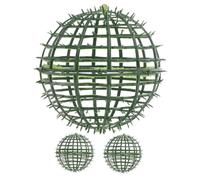 Gogogmee Supporto per Palla Topiaria 20 CM 3 Pezzi Porta Piante da Giardino in Metallo Resistente Supporto per Composizioni Floreali Artificiali per Matrimonio e Decorazioni Casa