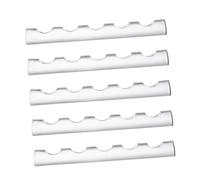 Gogogmee Supporto Portaoggetti Acrilico Trasparente a 5 Griglie per Manicure Portapenne per Nail Art Organizer Compatto per Saloni di Bellezza e Uso Fai da Te