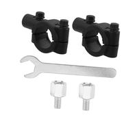 Gogogmee Supporto Specchio Retrovisore per Adattatore Manubrio Regolabile in Metallo Resistente Montaggio Rapido senza Attrezzi Compatibile con Scooter Elettrici Migliora la Visibilità