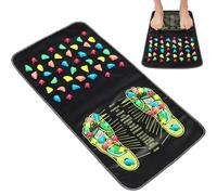 Gogogmee Tappetino Massaggiante per Piedi in Pietra Massaggiatore per Riflessologia e Resistente Accessorio per La Dei Piedi per Rilassamento e