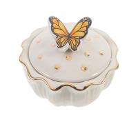 Gogogmee Tazza Con Coperchio Per Dappen Piatto Per Unghie in Ciotola Per Manicure Art Recipiente Ceramico Per Mescolare