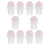 Gogogmee Testine di Ricambio per Flaconi di Olio Essenziale a Rullo da 10 Ml e 16 MM Sfere Rotanti per Bottiglie di Profumo Set da 10 Pezzi Applicatori Portatili per Aromaterapia e Uso