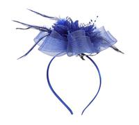 Gogogmee tiara per la festa nuziale copricapi affascinanti fascia da cocktail fascino retrò Fascinator cerchietto retr copricapo affascinante per tea party affascinatore della sposa piuma