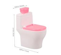 Gogogmee Toilette Miniatura con Igienica Accessorio Realistico per Casa delle Ruolo per Bambine Stimola Creatività e Socializzazione