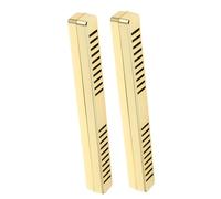 Gogogmee Umidificatore per Scatole di Sigari 2 Pezzi Dispositivo di Controllo Dell’Umidità Portatile in Oro Umidificatore per Humidor da Viaggio e Conservazione Sigari da Bar