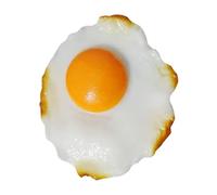 Gogogmee Uova Giocattolo Realistiche Portachiavi Cibo Finto Modelli Di Uova Fritte Per Cucina Decorazioni Di Finte Per Casa e Oggetti Di Scena Per Foto