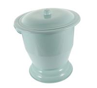 Gogogmee Vasino Da Camera Con Coperchio Plastica Leggera e Compatta Per Ragazzo Ragazza Ragazza Anziani e Donne Incinte Portatile e Facile Da Pulire Dimensioni Blu Antiscivolo