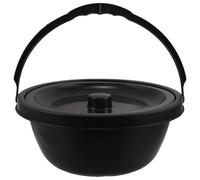 Gogogmee Vaso da Notte per Disabili con Coperchio Secchio Wc Portatile Robusto per Anziani e Uso Domestico Comodo e Facile da Pulire Adatto per Casa Ospedale e Centri di Assistenza