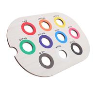 Gogogmee Vassoio Montessori in Legno per Sensoriale Ordinamento Colori per Sviluppo Motorio Fine e Coordinazione Occhio-mano Tray Educativo per Apprendimento Pre-scolare