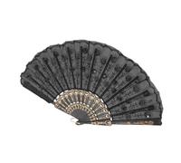 Gogogmee Ventaglio con Paillettes Ricamate Ventaglio in Resistente per Danza Matrimoni Feste Culturali e Spettacoli sul Palco