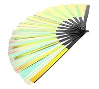 Gogogmee Ventaglio Portatile in PVC Ventaglio Manuale Cinese Facile da Trasportare e Conservare Adatto per Danza Fotografia e Viaggi Estivi