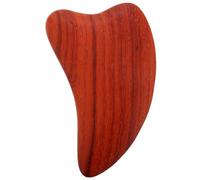 Gogogmee Wooden Heart-shaped Gua Sha Board For Face And Neck Massage Natural Wood Scraping Tool For Body Circulation And Muscle Relief Portable Skin-friendly Massager