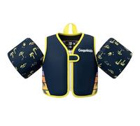 Gogokids Giubbotto di salvataggio per bambini con maniche da nuoto, con due bracciali, per bambini da 2 a 6 anni/15 - 30 kg, perfetto per piscina, lezioni di nuoto e parco acquatico