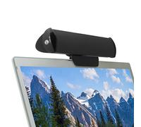 GOgroove SonaVERSE Altoparlanti USB per Computer Portatile - Mini Soundbar Alimentata Tramite USB con Design di Altoparlanti Esterni Portatili clip-on per Monitor (Nero)