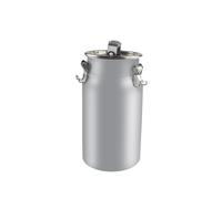 GoHaiDe Bidone per Il Latte in Acciaio Inossidabile Botti per Il Trasporto del Latte Secchio per Vino Contenitore Resistente con Maniglia per Il Trasporto,3L