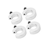 GOHAPY 4 collari for alberi lineari con vite M4, anelli di arresto for guide in lega alluminio for SBR20 ID 20 mm OD 40
