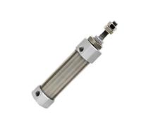 GOHAPY Cilindro pneumatico ad aria compressa, mini cilindro a doppia azione a stelo singolo, in acciaio inossidabile tipo CDJ2B10 CDJ2B16(20MM*16MM)