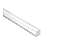 GOHAPY Piastra Acrilica Trasparente Quadrata, 5 Pezzi, Barra Acrilica per Decorazione Domestica, Bastoncini Acrilici Spessi per Torta (6x6x300mm)