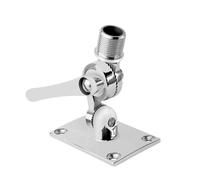GOHAPY Supporto Base per Asta Bandiera Supporto for Asta portabandiera da Veranda, Accessori for Parti Marine, Base for Antenna in Acciaio Inossidabile 316 for Yacht, 1 pezz0