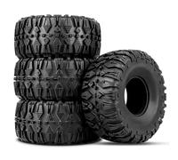 GoHobby RC Pneumatici 2.2 "RC Gomma Pneumatici Set 4 pz per 1/10 RC Crawler Axial SCX10 AX10 Wraith D90 fit 2.2 Beadlocks