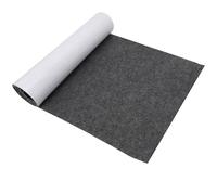 Gohytal Feltro autoadesivo da 1 mm, 50 x 150 cm, in feltro grigio, robusto feltro da 1 mm, autoadesivo per auto fai da te, coppa mat, sedie e mobili