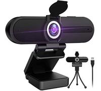 GoHZQ Webcam 4K con microfono, webcam da 8 megapixel, webcam ultra HD per computer, webcam per computer portatile, webcam USB con copertura per privacy, webcam per streaming professionale per