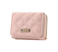 GOIACII Portafoglio da donna piccolo minimalista con porta carte di credito finestra ID e tasche portamonete zip in pelle PU borsa da donna, rosa chiaro