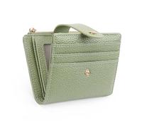 GOIACII Portafoglio Donna Piccolo in Pelle, RFID Blocco Portamonete Donna Sottile Porta Carte di Credito con 9 Scomparti per Carte e 3 Finestra di Identificazione