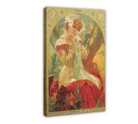 GOIAEGAG Lefevre-Utile Sarah Bernhardt - Poster su tela, decorazione artistica da parete per soggiorno, camera da letto, 20 x 30 cm
