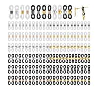 Goiern® 48 pezzi in silicone Glasses Chain Ends Connector Glasses Band - Collana per occhiali da donna - Fasce per occhiali di alta qualità per attività all'aperto