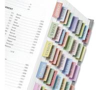 Goiern Registro della Bibbia per le donne e gli uomini, Bibbia libro Registro per la Bibbia di studio, grande stampa Riposizionabile Bibbia, Bible Tabs (Boho)