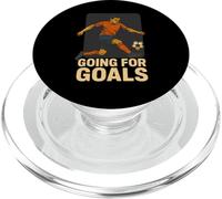 Going for Goals Citazione motivazionale calcio giocatore di calcio PopSockets PopGrip per MagSafe