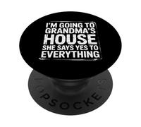 Going To Grandma’s She Always Says Yes - PopSockets PopGrip Adesivo