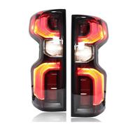 GOINTDJD Auto Luci Posteriori Per Chevrolet Per Silverado 2019-2021 DRL Freno Arresto Indicatori Direzione Lampada Affumicato LED Coda Posteriori Configurazione Bassa Fanali