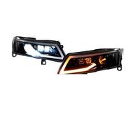 GOINTDJD Per A6 Per C6 2004-2008 2009 2010 2011 LED Del Faro Testa Della Lampada DRL Indicatori Direzione Abbaglianti Angelo Occhio Lente Proiettore Faro