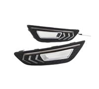 GOINTDJD Per Ford Per Focus 3 Mk3 2015 2016 2017 2018 2 Pezzi LED DRL Luci Diurne Luce Diurna Con Segnale Giallo Fendinebbia Faro