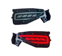 GOINTDJD Per Toyota Per Fortuner SW4 2015-2020 Paraurti Posteriore Luce Fendinebbia Luce Freno Indicatori Direzione LED Riflettore 1 Set Fanali Posteriori(A Smoke Cover)