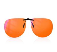 Goiteia 380-500nm Blue Light Filter Gaming Goggles Clip-on, Gamers & Esport Accessories|up flap (Arancione（60 * 50MM）)
