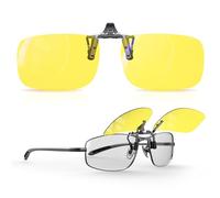 Goiteia Occhiali Clip-on con Blocco della Luce Blu al 65%, Occhiali Clip-on per Computer e Giochi per un Miglior Sonno Notturno, Anti Affaticamento Oculare, Adatti per Schermi, Giochi,Telefoni Mobili.