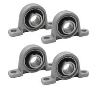 GOIYZTTR 4 Pezzi 20mm Cuscinetti a Sfera con Supporto KP004 Cuscinetto a Sfere Autoallineante Può essere Utilizzato Come Accessori e Parti Meccaniche