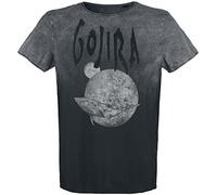 Gojira from Mars Reprise Uomo T-Shirt Grigio Scuro/Grigio L 100% Cotone Regular