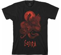 Gojira T Shirt Serpent Moon Band Logo Nuovo Ufficiale Uomo Nero Size M