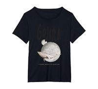 Gojira Whale from Mars Maglietta, Donna Plus-Size, Nero, 6X