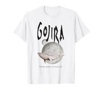 Gojira Whale from Mars Maglietta, Uomo, Bianco, M