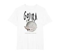 Gojira Whale from Mars Maglietta, Uomo Taglie Grandi, Bianco, 4X Tall