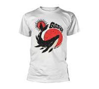 Gojira Whale Sun Moon (White Organic) autorizzato Uomo maglietta